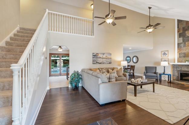 Living Room at 7206 Stonedale Drive