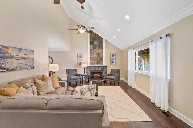 Living Room at 7206 Stonedale Drive