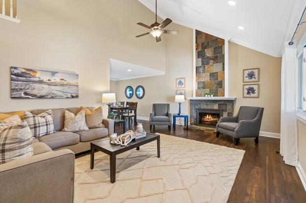 Living Room at 7206 Stonedale Drive